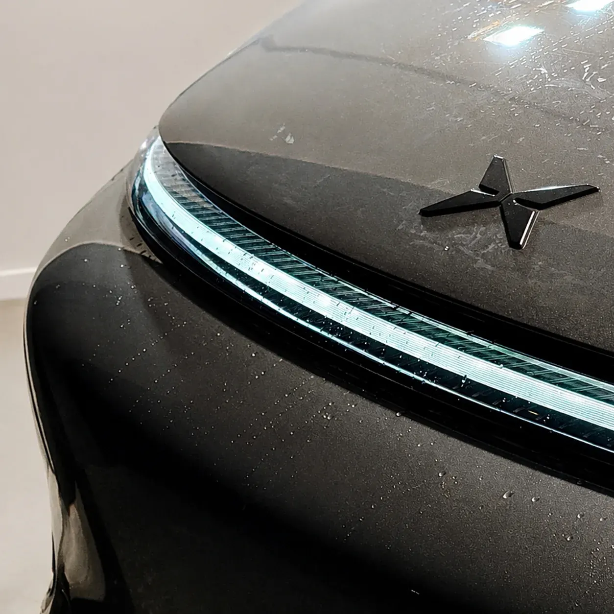 XPENG bonnet finished with Zivent paint protection film