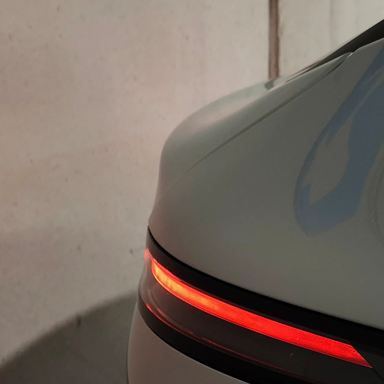 XPENG rear quarter and tail light detail