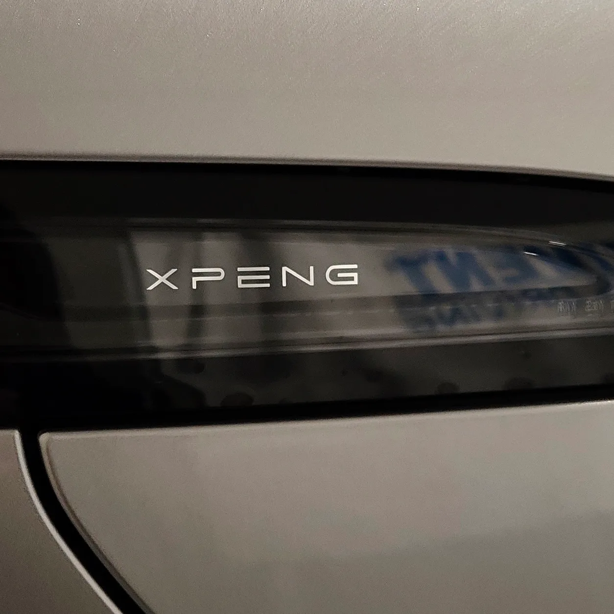 Zivent tail light protection film on an XPENG