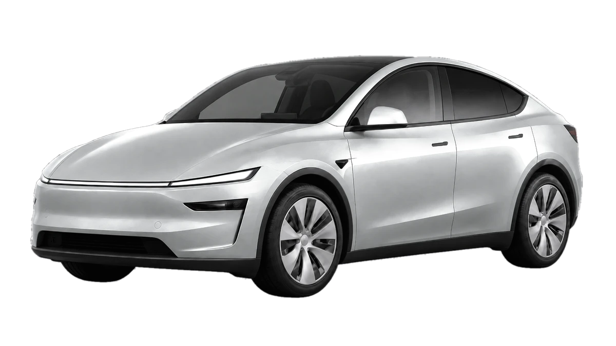 Tesla Model Y wrapped in Gloss White