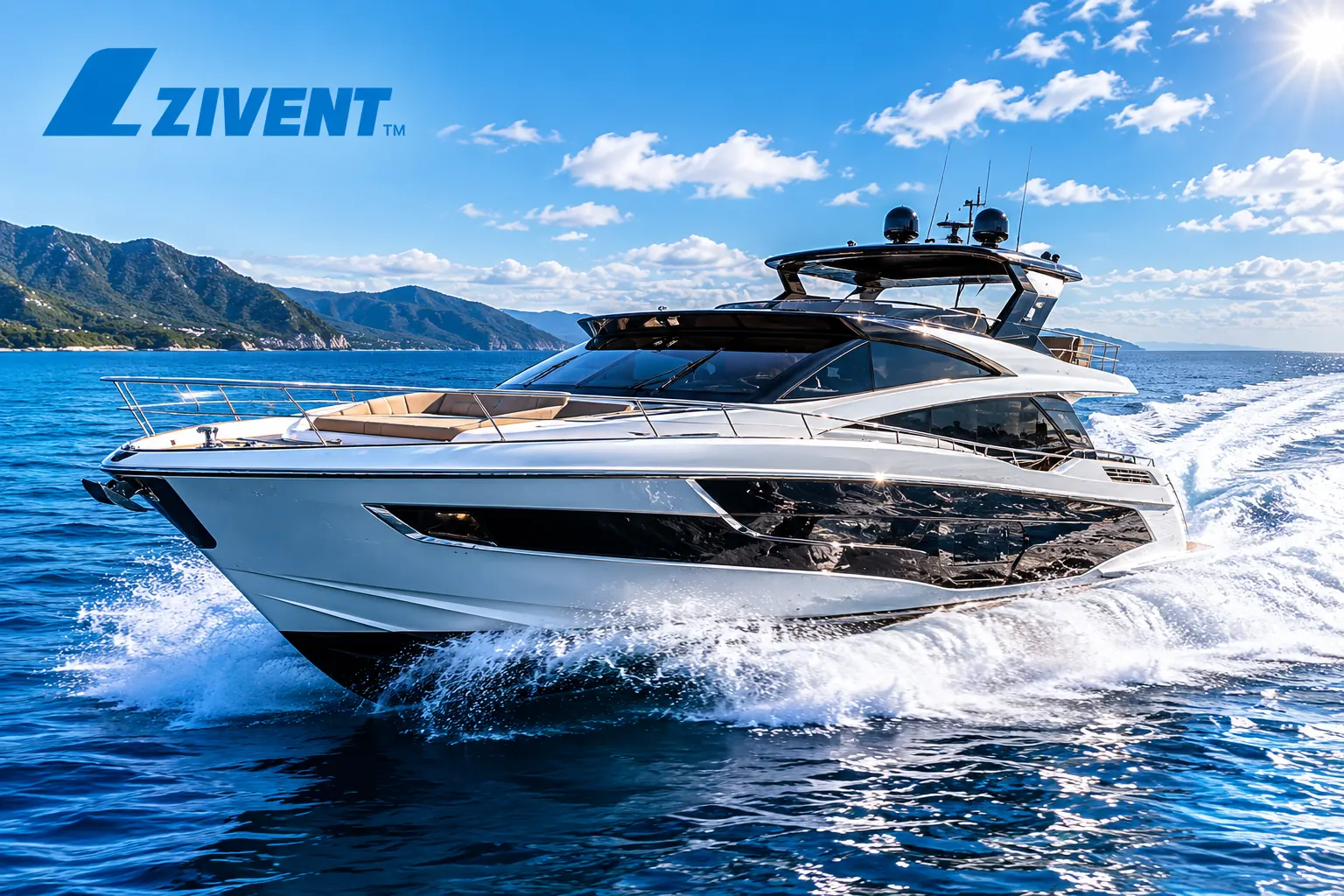 Zivent Marine PPF applied to a boat hull